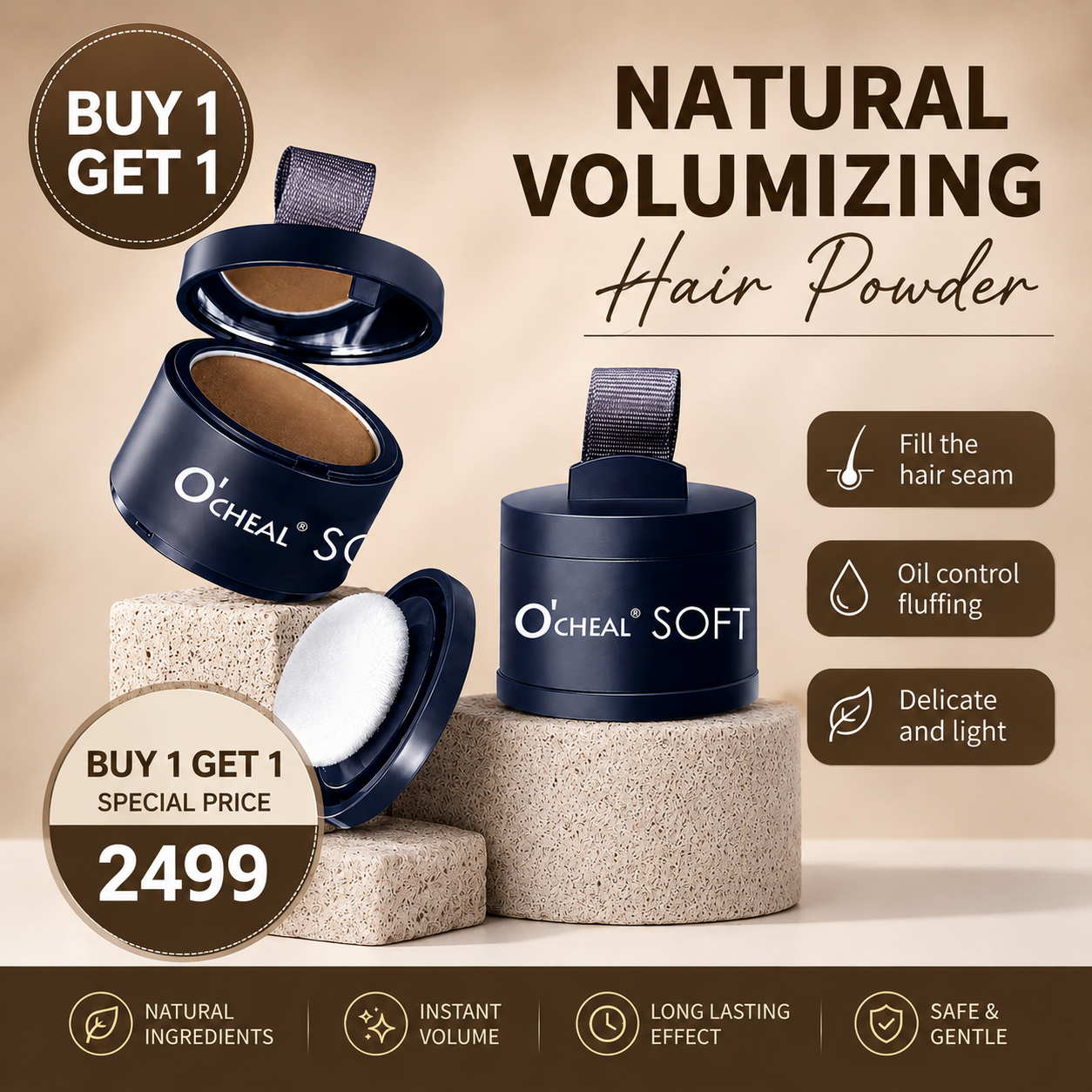 Hairline Shadow Powder – Instant Root Cover-Up