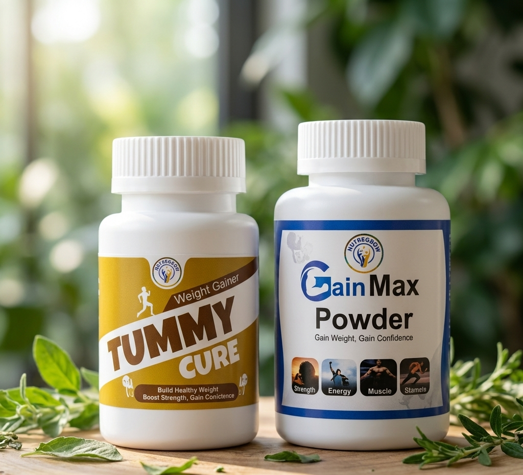 GainMax Powder + Tummy Cure Combo – Healthy Weight Gain &amp; Better Digestion